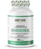 ADAPTOHEAL Immuneheal  Adaptogen, Immune System Booster Supplement with Schisandra Chinensis, Ginseng and Mushroom Extract (180 Capsules) - Buy Online on GoSupps.com