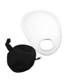 White Camera Flash Diffuser with Storage Bag - Eliminate Harsh Light and Shadows - Buy Online on GoSupps.com