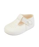 Early Days Baypods Baby Shoes | Soft Soled Pre Walker Shoes for Boys & Girls | B625 T Bar Style Shoe | Made in England | White - Buy Online on GoSupps.com