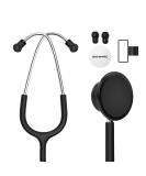 Dual Head Stethoscope for Medical and Home by FriCARE, Classic Lightweight Design, Stethoscope for Adult, Gift for Nurses, Doctors, Medical Students, 28 inch (Black) - Buy Online on GoSupps.com
