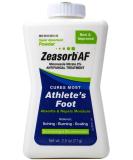 Zeasorb-AF Super Absorbent Antifungal Powder 2.5 oz (3 Pack) Effective Antifungal Treatment - Buy Online on GoSupps.com