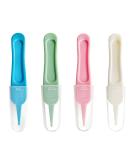 WeddHuis 4 Pack Baby Nose Tweezers - Safe Nose Cleaning Tweezers for Infants | Gentle Baby Safety Tool - Buy Online on GoSupps.com