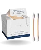 Clean Skin Club Clean Swabs | 500CT | One Pointed Tip | Biodegradable + Organic Cotton & Bamboo | Makeup & Nail Polish Touch-ups | Chlorine-Free & Hypoallergenic (500 Count) - Buy Online on GoSupps.com
