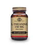 Solgar L-Theanine 150 mg - 60 Vegetable Capsules | Natural Stress Relief - Buy Online on GoSupps.com
