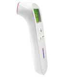 Farmamed Digital Infrared Forehead Thermometer - Non-Contact 3-Color Display Ideal for Newborns Kids & Adults - Fast & Accurate Temperature Measurement for Home & Environment - Buy Online on GoSupps.com