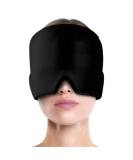 Sleep Eye Mask with Cooling Gel Pad for Men and Women Micro Weighted, Elastic Blackout Eye Cover for Travel and Sleeping - Buy Online on GoSupps.com