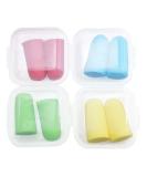 Daycount 20 Pack Memory Foam Earplugs with Case | Soft Ear Plugs for Sleeping Travel & Noise Reduction | Assorted Colors - Buy Online on GoSupps.com