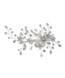 Rhinestone Wedding Hair Clips - Handmade Crystal Flower Barrette for Brides - Bridal Hair Accessories for Women - Vintage Bridesmaids Headpiece - Buy Online on GoSupps.com