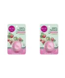 EOS 100% Natural & Organic Lip Balm- Strawberry Sorbet 0.25 oz (Pack of 2) | Dermatologist Recommended, All-Day Moisture, Sensitive Skin Care - Buy Online on GoSupps.com