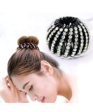 Fancyland Expandable Ponytail Holder & Strass Bun Maker Acrylic Hair Clip for Fast Volume & Stylish Twist Perfect for Ladies & Girls - Buy Online on GoSupps.com