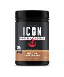 Buy ICON MEALS Protein Coffee - Premium Whey Protein with 150mg Caffeine | Keto Friendly Gluten-Free Low Carb Nootropic Blend - Mocha Cappuccino - Buy Online on GoSupps.com