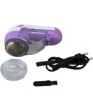 Lint Remover & Shaver for Wool | Electric Lint Cutter with Container - Purple & White | International Shipping Available - Buy Online on GoSupps.com