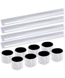 Buy O-Kinee Reflector Strap & Safety Tape for Joggers & Cyclists - 12PC White Reflective Straps Snap-Flaw & Arm Tapes for Enhanced Visibility - Buy Online on GoSupps.com