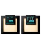 Maybelline Fit Me Matte & Poreless Powder 115 Ivory - 9g (Pack of 2) | International Shipping Available - Buy Online on GoSupps.com