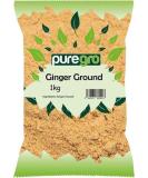 Puregro Ginger Ground 1kg - Buy Online on GoSupps.com