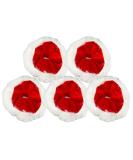 Lurrose 5-Piece Christmas Hair Ties - Red Sequin Rubber Bands for Women & Girls - Festive Hair Accessories - Buy Online on GoSupps.com