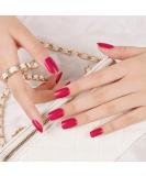 Zaubern gel4Home UV-Wraps | Fuchsia Glitter Gel Nail Wraps - Semi-Cured Easy Application for Stunning Nails Worldwide - Buy Online on GoSupps.com