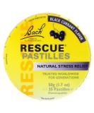 Bach Rescue Pastilles Natural Stress Relief - Black Currant Flavor (35 Count, 1.7 oz) - Buy Online on GoSupps.com