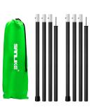 Adjustable Aluminum Tent Poles - 60 inches - Set of 2 - Black - Ideal for Camping Tarps - Buy Online on GoSupps.com
