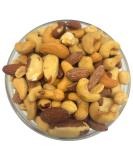 GoodFoodDelivered Mixed Roasted & Salted Nuts 1kg Premium Quality - Salted Cashews Almonds Peanuts Hazelnuts Brazil Nuts Great for Healthy Snacks Vegetarian & Vegan Diets Mixed Nuts 1kg - Buy Online on GoSupps.com