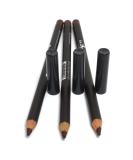 Italia 1025 EXPRESSO BROWN Ultra Fine Eye Liner Pencil Lip Eyeliner Set - 3 Pcs + Free Zip Bag - Buy Online on GoSupps.com