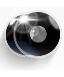 MERALENS Black Out Colored Contact Lenses for Cosplay & Halloween - 2 Pieces (No Prescription) - Perfect for Zombie & Carnival Looks - Buy Online on GoSupps.com