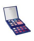 Pupa Milano Pupart M Makeup Palette 004 Blue - Versatile Makeup Kit with Blush Concealer Highlighter Eyeshadow Lip Gloss & Cream - 0.6 oz | International Shipping - Buy Online on GoSupps.com
