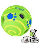 Indestructible Dog Toys Giggle Ball for Dogs - Interactive Toy for Anxiety Relief - 5.11 Inch Yellow - Buy Online on GoSupps.com