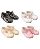 Baypods Baby Girls Soft Pram Shoes 0-3 Months Cream | Early Days Infant Footwear - Buy Online on GoSupps.com