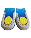 Height Increase Heel Insoles for Men & Women - Gel Lift Inserts for Comfort & Elevation | Invisible Cushion Pads 0.6" Heel Height - Buy Online on GoSupps.com