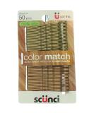 Scunci No Slip Grip Bobby Pins for Blonde Hair - 50 Pack - Buy Online on GoSupps.com