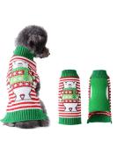ABRRLO Christmas Dog Sweater - Warm Pet Sweater for Small & Medium Dogs (Bear-01 Size L) - Buy Online on GoSupps.com