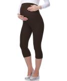 Be Mammy Maternity 3/4 Leggings XXL - Brown | Comfortable Pregnancy Wear - Buy Online on GoSupps.com