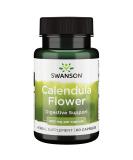 Swanson Full Spectrum Calendula Flower 400mg - 60 Capsules | Premium Marigold Supplement for Natural Wellness - Buy Online on GoSupps.com