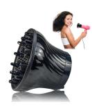 Universal Hair Diffuser Attachment for Curly Hair - Caredgo Foehn Compatible Hair Dryer Diffuser - Ideal for 1.4-3 Inch Nozzles - Buy Online on GoSupps.com