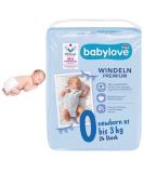 Babylove Premium Extra Soft Diapers XS for Newborns (Up to 3kg) - 24 Pack - Buy Online on GoSupps.com