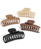 Large Claw Hair Clips Variety Pack for Women with Long Thick Hair - Hair Clamps and Banana Clips Included - Buy Online on GoSupps.com