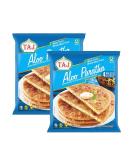 Taj Aloo Paratha | 4Pieces | Made from Whole Meal Flour | Indian Bread Stuffed with Potatoes & Spices | 100% Veg | Ready to Cook | Indian Origin | 400G (Pack of 2) - Buy Online on GoSupps.com