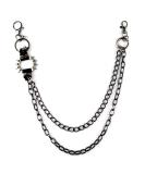 ARZASGO Unisex Heavy Duty Punk Chains for Pants - 2-Layer Hip Hop Trousers Jeans Chain with Lobster Clasps - Multi-layer Belt Chains for Wallet Keys - Buy Online on GoSupps.com