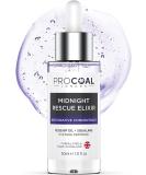 Procoal Midnight Rescue Elixir Face Oil Serum 30ml - Anti Aging & Hydrating Formula with Rosehip, Evening Primrose & Squalane for Glowing Skin - Made in UK - Buy Online on GoSupps.com