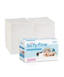 SOFYFINE Disposable Changing Pads - 100 Count Waterproof Bed Pads for Baby | Underpads for Changing Table, Newborn Diaper Pad Liners | Toddler Pee Pad 24 x 17 Inches - White - Buy Online on GoSupps.com