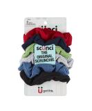 Scunci by Conair The Original Scrunchie Waffle Knit Scrunchies in Navy White Red Blue Grey and Black Hair Ties for Women 6 Count - Buy Online on GoSupps.com
