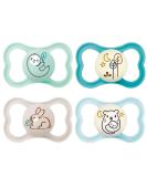 MAM Day & Night Air Silicone Pacifiers 16+ | 4-Pack with Sterilizer Boxes - Perfect for Baby Care - Buy Online on GoSupps.com