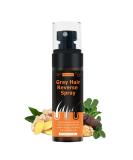 Herbal Gray Hair Reverse Spray | Smoothing Darkening & Growth Serum for Thinning Hair | Polygonum Multiflorum Conditioner for Men & Women - Buy Online on GoSupps.com