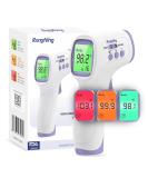 No-Touch Infrared Forehead Thermometer | Instant Digital Thermometer with Fever Alarm Backlit Display 32 Memory & Silent Mode - Fast 1 Second Results for Body & Object - Buy Online on GoSupps.com