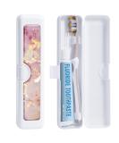 Buy Colorful Travel Toothbrush Case - Convenient Holder & Tongue Scraper Cover | International Shipping Available - Buy Online on GoSupps.com
