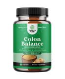 Colon Cleanser & Detox - Lactobacillus Acidophilus Probiotic Supplement Body Cleanse - Psyllium Husk Capsules Gut Health Supplement - Buy Online on GoSupps.com