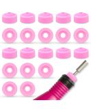 Pink Drill Nail Dust Collector with 20 Professional Bits - Nail Tech Supplies and Accessories for Electric Nail Filing and Dust Collection - Buy Online on GoSupps.com