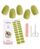 Kalolary Gel Nail Polish Strips Nail Gel Art Sticker Waterproof Full Nail Wraps Decal Sets with Scissors Nail File and Stick for Women Girls Nail Art Decor (UV/LED Lamp Required)-6 - Buy Online on GoSupps.com