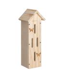 Navaris Wooden Butterfly Habitat - Pinewood Hanging Insect House for Garden - Bug Hotel Shelter - Buy Online on GoSupps.com